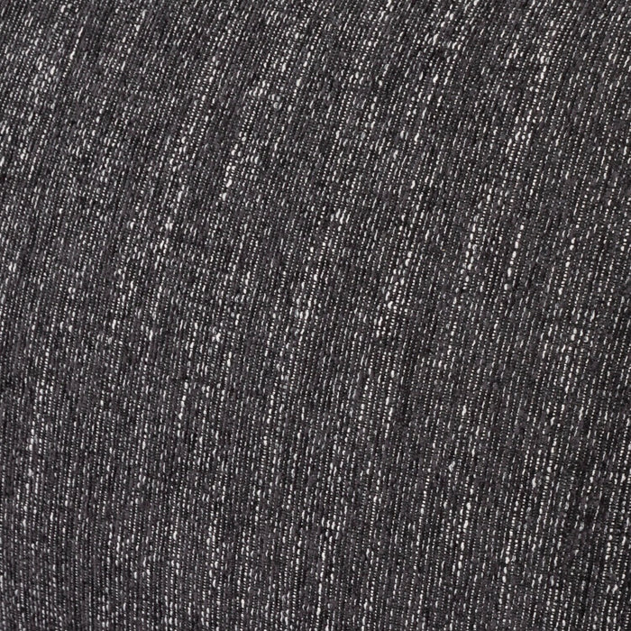Fusion Modular 33.46\" Charcoal Grey Chenille Fabric Armless Chair with Removable Feather Down Cushion
