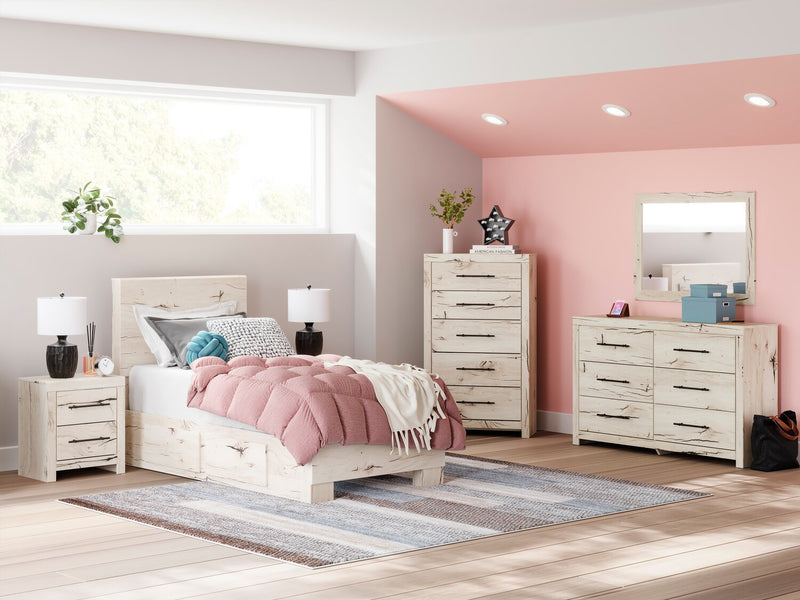 Derekson Twin Underbed Storage Bed - White
