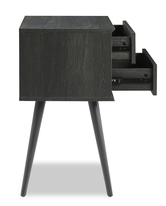 Mori Nightstand - Black Oak