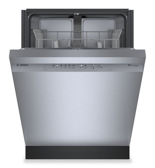 Bosch 100 Series 24\" 48 dBA Smart Dishwasher with PrecisionWash® - Stainless Steel - SHE41CM5N 