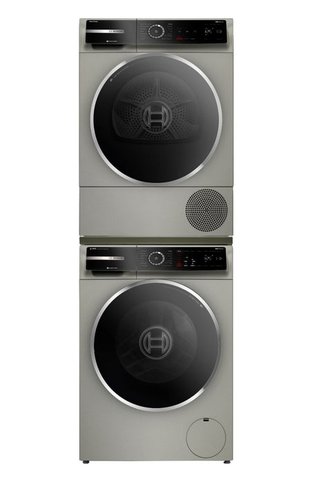 Bosch 800 Series 2.4 Cu. Ft. Front-Load Washer and 4 Cu. Ft. Heat Pump Dryer 