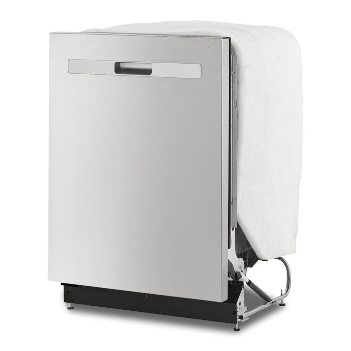 Whirlpool 24\" 51 dBA Built-In Top-Control Dishwasher with Third Rack - Fingerprint Resistant Stainle… 