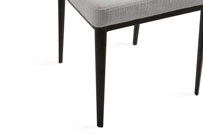 Zoe Upholstered Dining Chair - Grey