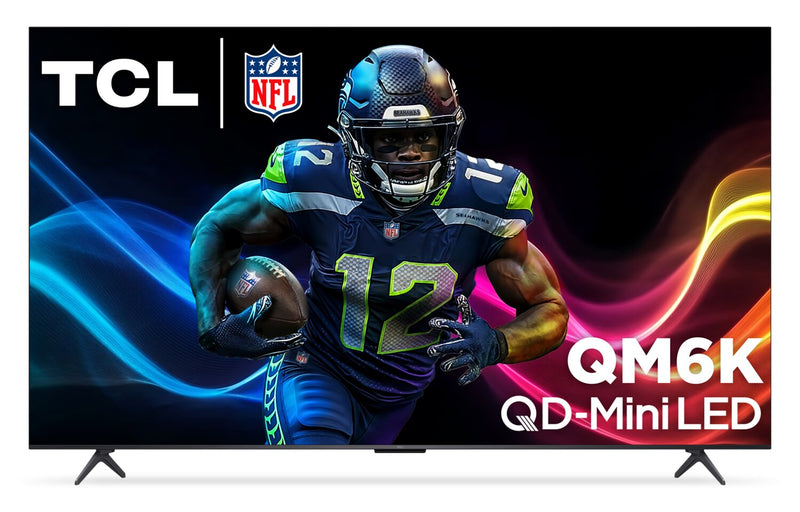 TCL 65\" QM6K Series QD-Mini LED QLED 4K UHD Smart Google TV (65QM6K)