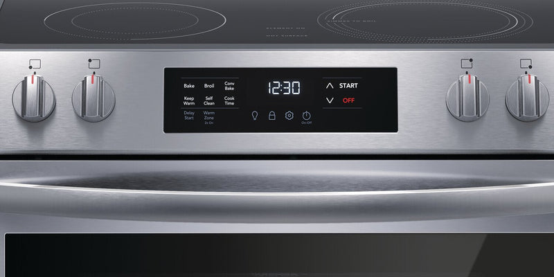 Frigidaire 5.3 Cu. Ft. Electric Range With EvenTemp™ Element and Convection Bake - Stainless Steel -… 
