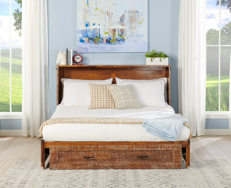 Parker Cabinet Bed - Taupe