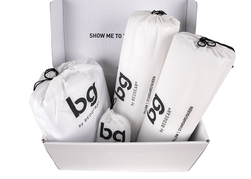 BG by BEDGEAR 8-Piece King Sleep Bundle 