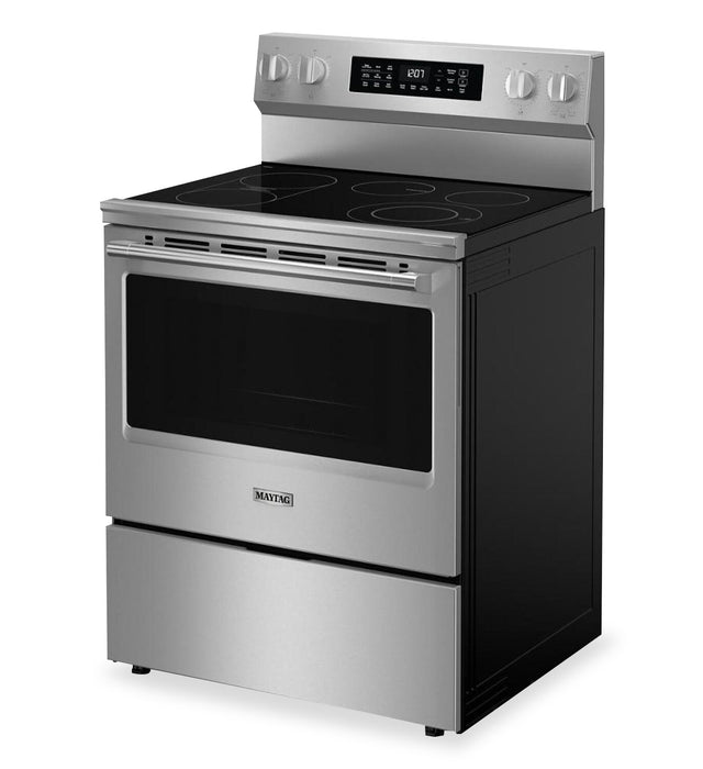 Maytag 30\" 5.3 Cu. Ft. Electric Range with No Preheat Air Fry - Stainless Steel - YMFES7030SZ