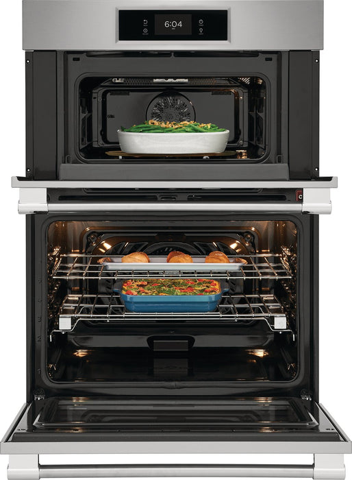 Frigidaire Professional 30\" 1.7/5.3 Cu. Ft. Electric Microwave and Wall Oven Combination with Total … 