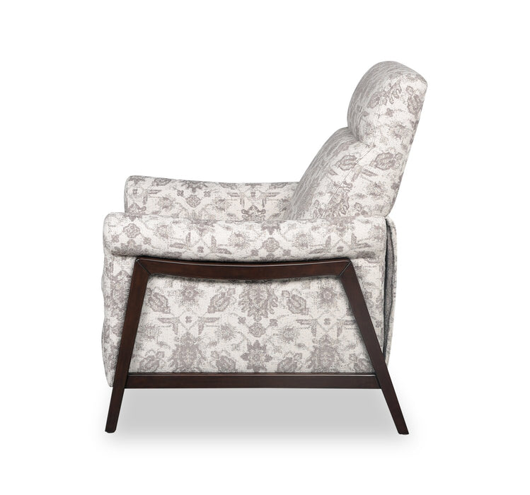 Mallie 32\" Limbu Slate Multicolour Chenille Fabric Pushback Reclining Chair