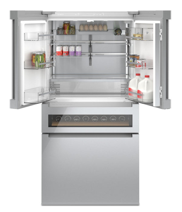 Bosch 20.5 Cu. Ft. French-Door Bottom Mount Refrigerator - B36CL81ENG 