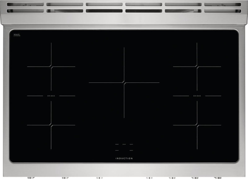 Frigidaire Professional 4.4 Cu. Ft. Induction Range With Dual Fan Convection and Easy-to-Clean Cookt… 