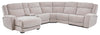 Legacy 6-Piece Right-Facing Power Reclining Sectional with Shaq-o-pedic Comfort and 3D Immersive Sound - Grey 