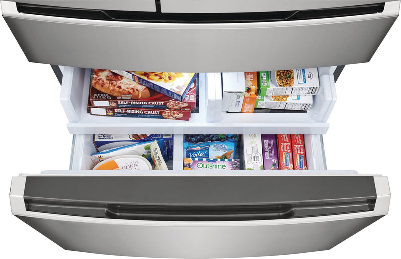 Frigidaire Gallery 36\" 21.5 Cu. Ft. Counter-Depth 4-Door French-Door Refrigerator - Smudge-Proof® … 