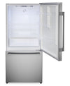 Bosch 100 Series 33\" 17.2 Cu. Ft. Counter-Depth 2-Door Refrigerator - Stainless Steel - B36FD52SNS