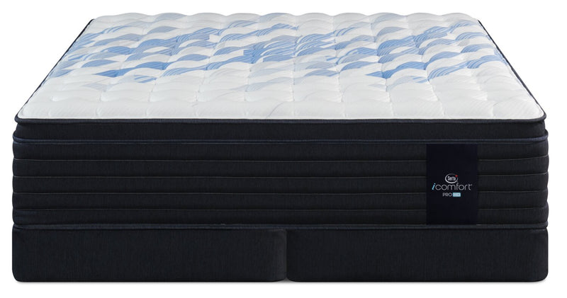 Serta iComfort Hybrid ProHD Vanguard 3.0 Eurotop Low-Profile King Mattress Set 