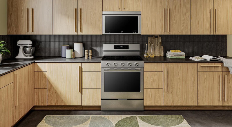 KitchenAid 5.0 Cu. Ft. Smart Freestanding Gas Range - PrintShield™ Stainless - KFGS330TPS