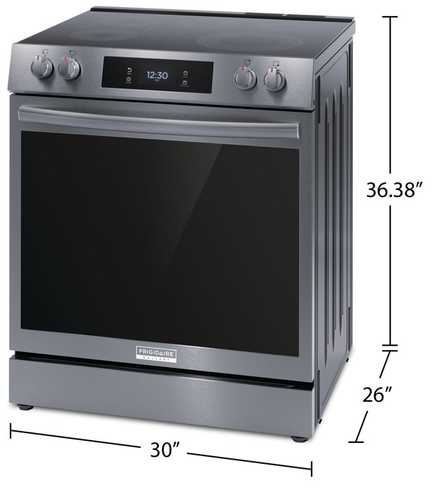 Frigidaire Gallery 6.2 Cu. Ft. Electric Range With Total Convection and Air Fry - Smudge-Proof® Blac… 