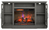 Brooke 62\" Contemporary Electric Fireplace TV Stand with Storage & Cable Management for TVs up to 70