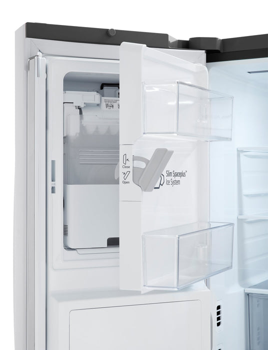 LG 36\" 26 Cu. Ft. French-Door Counter-Depth MAX™ Refrigerator - Smudge Proof Stainless Steel - LRFXC… 
