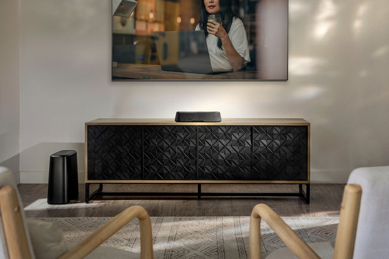 POLK 3.1 CH Dolby Digital DTS:X 3D Audio Soundbar with Wireless Subwoofer (MagniFi Mini AX) 