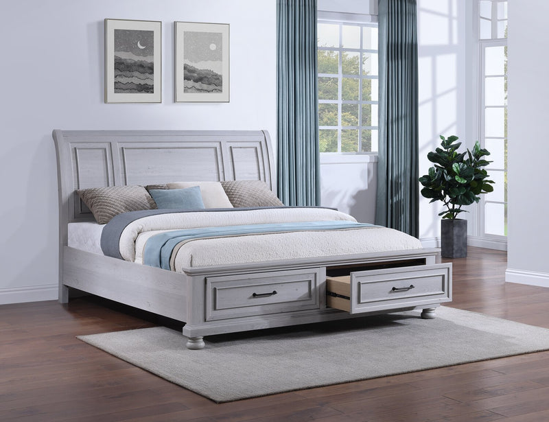 Kylie King Sleigh Storage Bed
