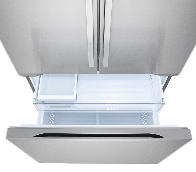 LG 36\" 17.2 Cu. Ft. French-Door Counter-Depth Refrigerator - Smudge Proof Stainless Steel - LF25BZH42S