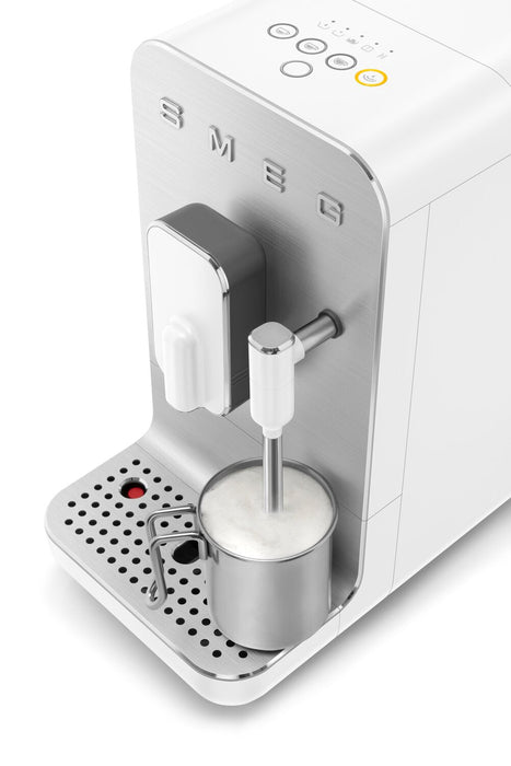 Smeg Fully Automatic Espresso Maker with Milk Wand - BCC12WHMUS