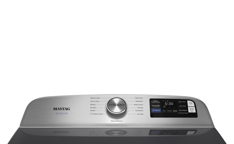 Maytag 7.4 Cu. Ft. Pet Pro Top Load Gas Dryer - Midnight Steel - MGD7205RF