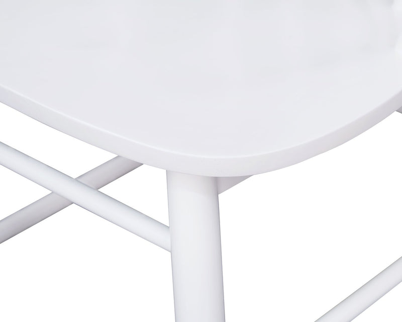 Remi Spindle Dining Chair - White