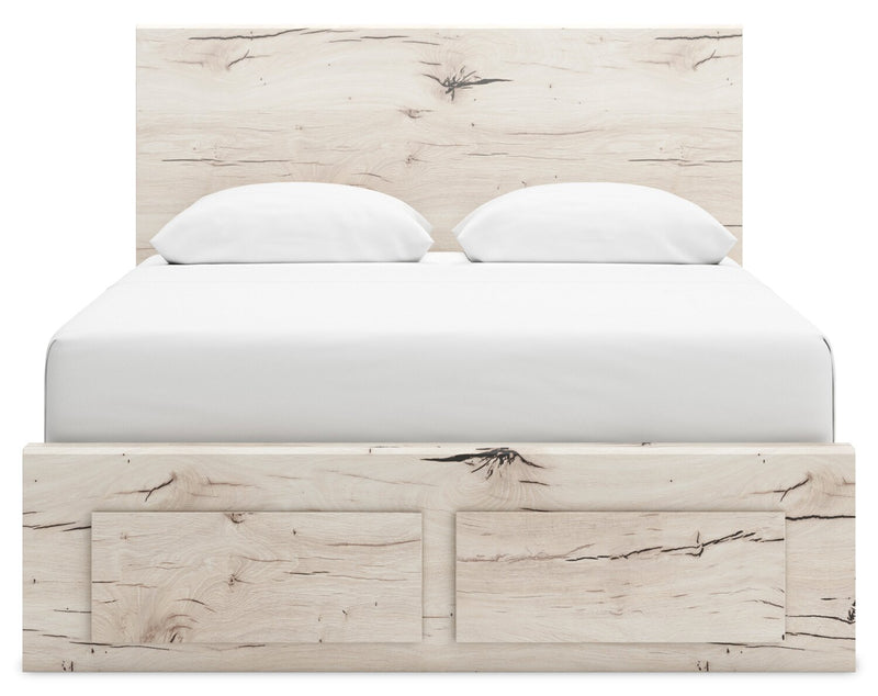 Derekson 6-Piece Queen Bedroom Set with Footboard Storage Bed - White