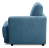Voyage Modular Fabric Right-Facing Chair with Removable Back Cushions – Blue