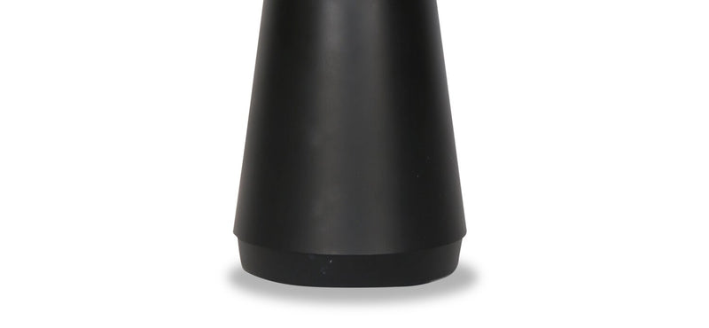 Beech 11” Modern Acrylic Portable Table Lamp with USB Port - Black