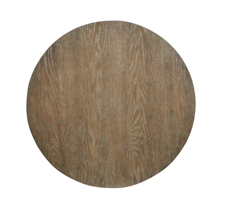 Eldon 22” Modern Round Solid Wood End Table with Storage - Porpoise
