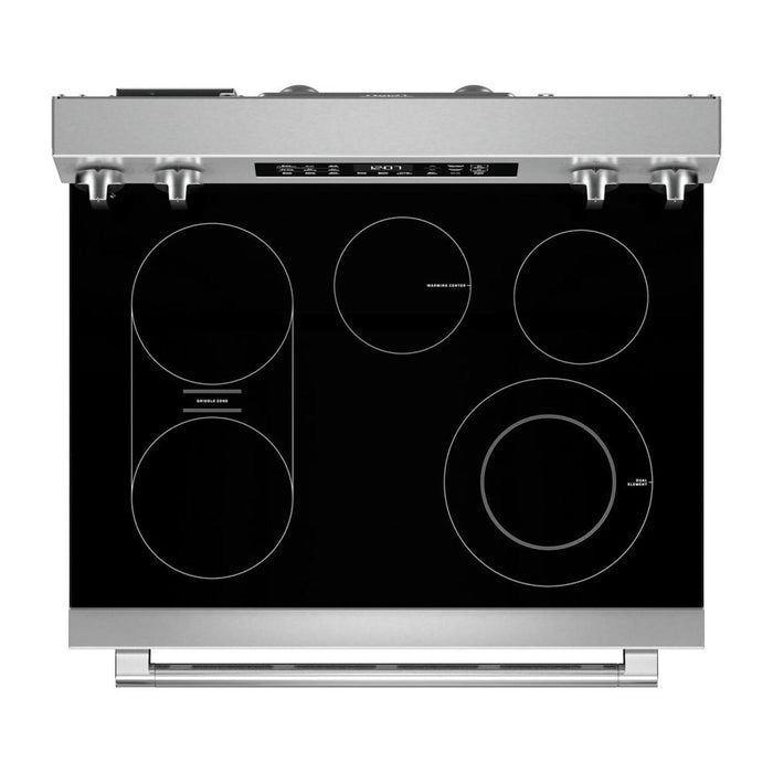 Maytag 30\" 5.3 Cu. Ft. Electric Range with No Preheat Air Fry - Stainless Steel - YMFES7030SZ