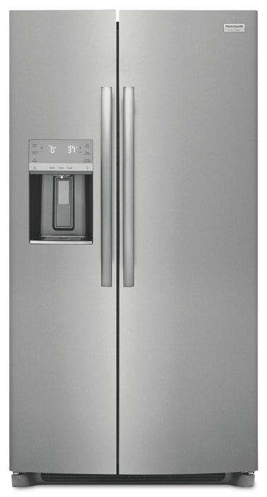 Frigidaire Gallery 36.1\" 25.6 Cu. Ft. Standard-Depth Side-by-Side Refrigerator - Smudge-Proof® Stain… 
