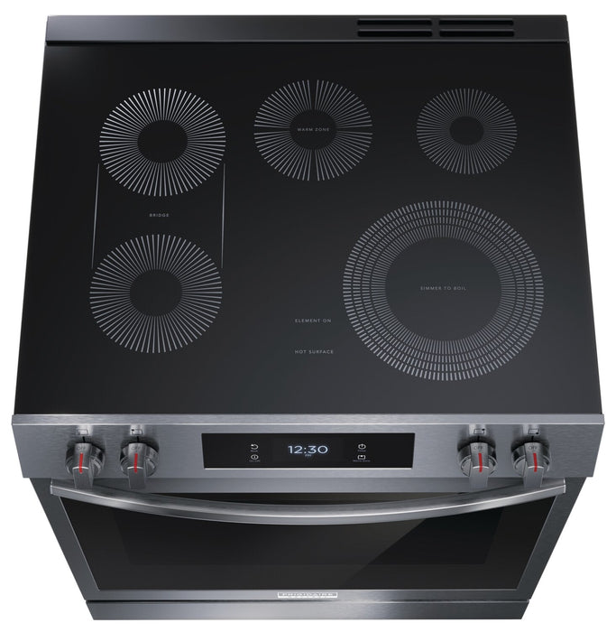 Frigidaire Gallery 6.2 Cu. Ft. Electric Range With Total Convection and Air Fry - Smudge-Proof® Blac… 