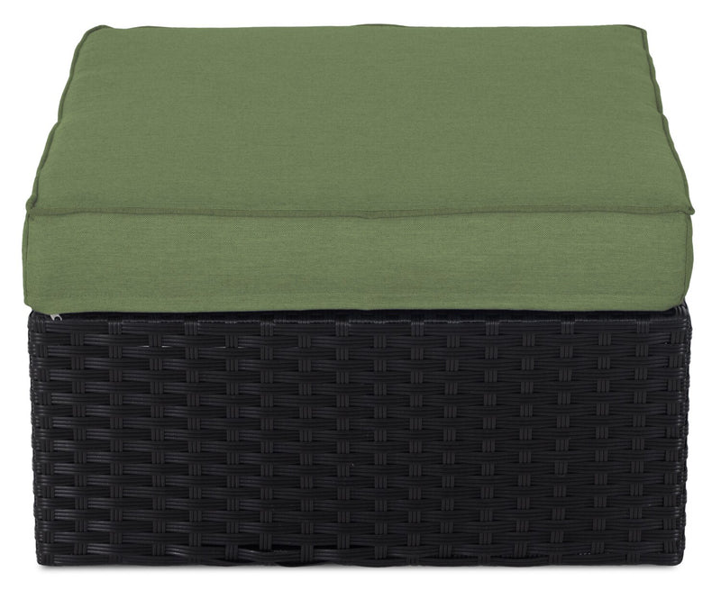 Barbados 6-Piece Patio Set with Ottoman – Green 