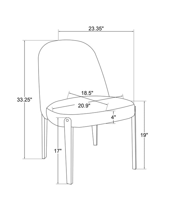 Capri Dining Chair - Beige
