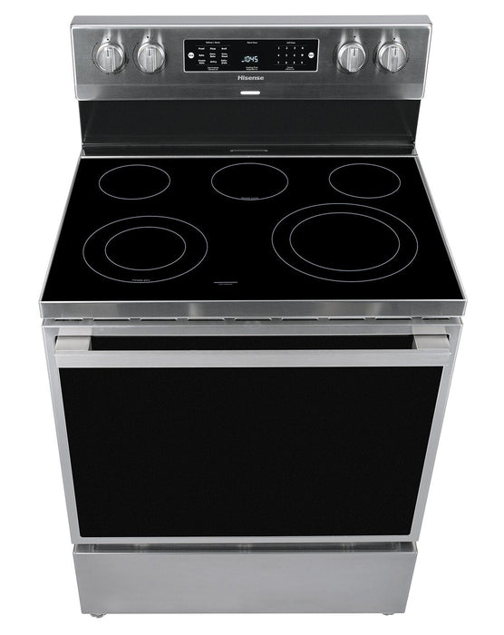 Hisense 5.8 Cu. Ft. Electric Range With Air Fry and European Convection - Stainless Steel - HBE3501C… 