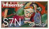 Hisense 65\" Class S7 CanvasTV™ 4K QLED Smart Google TV 