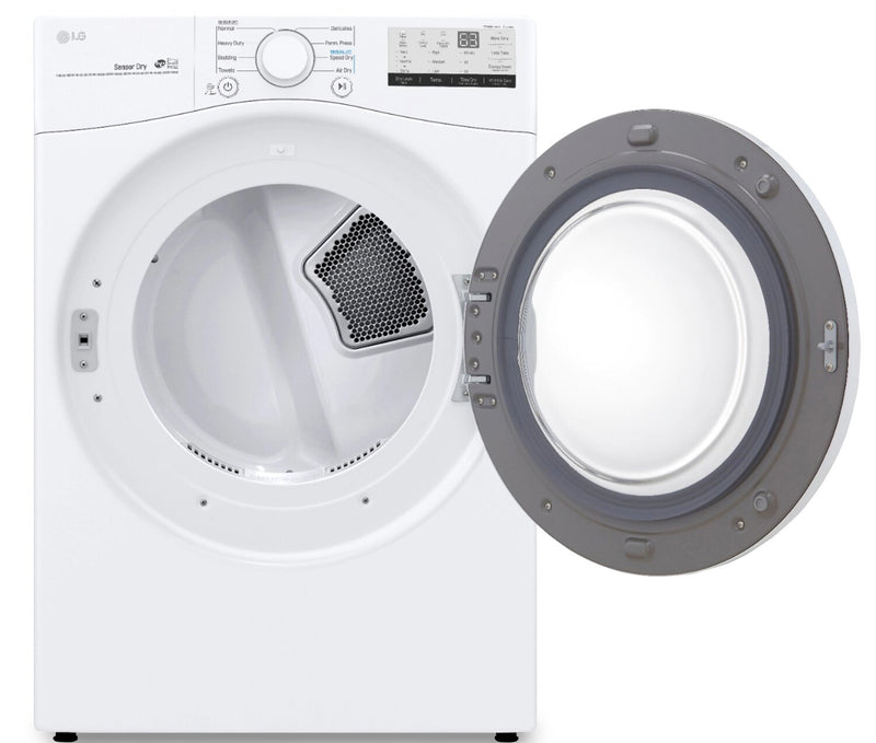 LG 7.4 Cu. Ft. Electric Dryer - White - Stackable - DLE3400W 