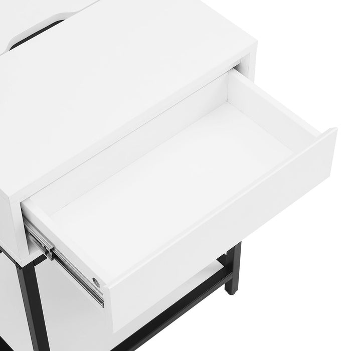 Akio Nightstand - White