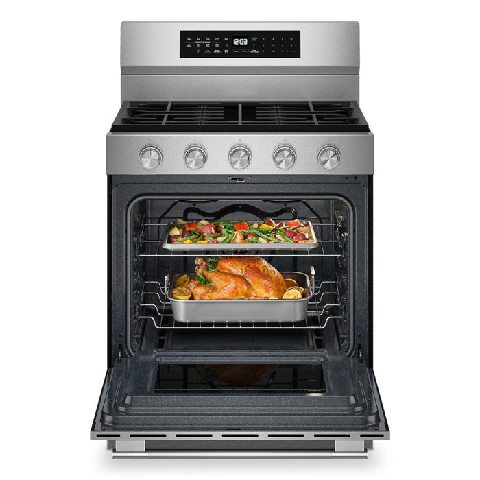 KitchenAid 30\" 5.0 Cu. Ft. Smart Gas Range with Convection Modes - Stainless Steel - KFGS530SPS