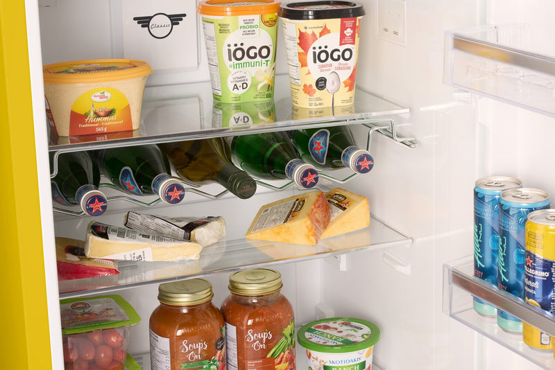 Unique Classic Retro 24\" 11 Cu Ft. Top Freezer Refrigerator - Canary Yellow - UNQ-310L Y TM
