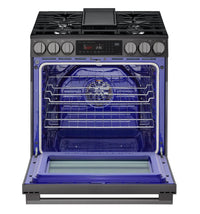 LG 6.3 Cu Ft. Smart Gas Slide-In Range with Air Fry – Black Stainless Steel - LSGL6335Z