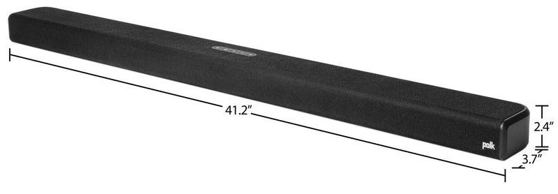 POLK 3.1.2 CH Dolby Atmos DTS:X 3D Audio Soundbar with Wireless Subwoofer (Signa S4) 
