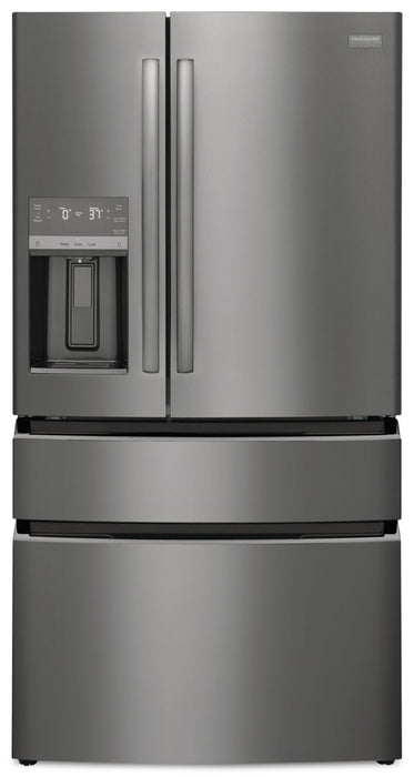 Frigidaire Gallery 36\" 21.5 Cu. Ft. Counter-Depth 4-Door French-Door Refrigerator - Smudge-Proof® … 