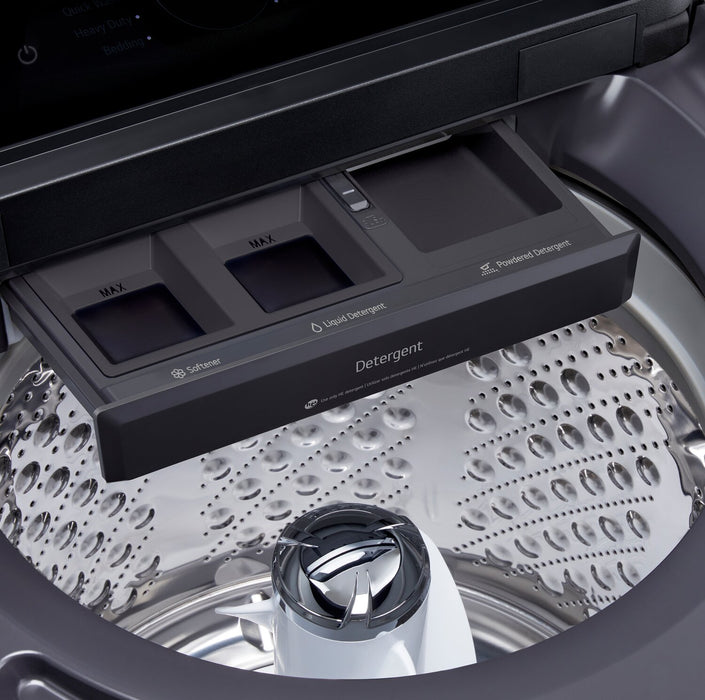 LG 6.1 Cu. Ft. Mega-Capacity Top-Load Washer with EasyUnload™ and AI Sensing - WT8405CB