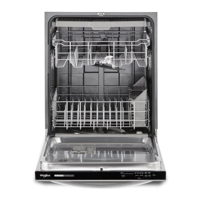 Whirlpool 24\" 51 dBA Built-In Top-Control Dishwasher with Third Rack - Fingerprint Resistant Stainle… 